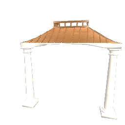 Decorative Exterior Porch Covering
