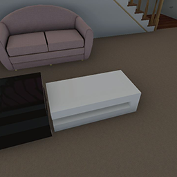 Coffee Table 009 Gloss White Part B