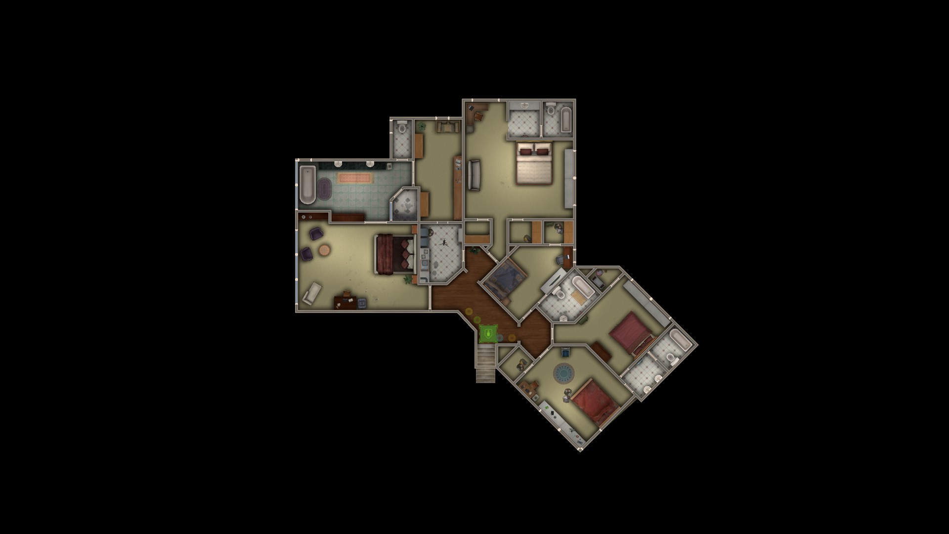 Upstairs