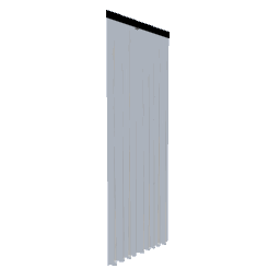 Curtain - White Sheer Short