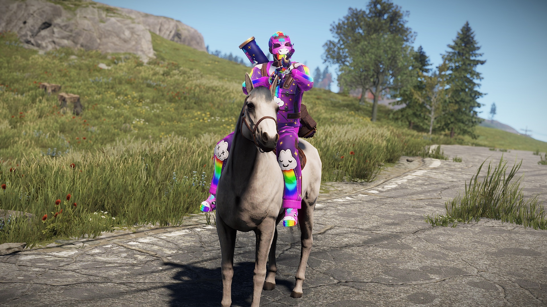Rainbow Pony Mask