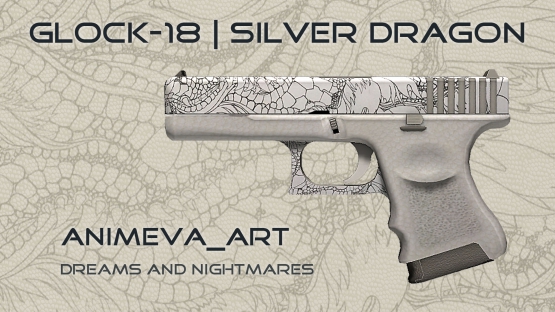 GLOCK-18 | SILVER DRAGON