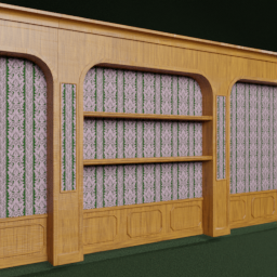 Panel shelf
