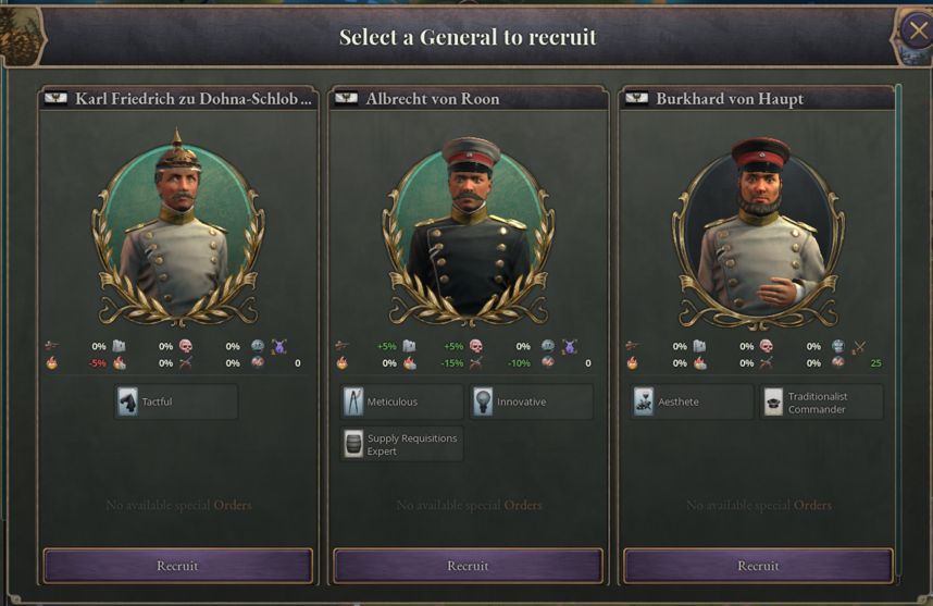 Advanced Officer Info