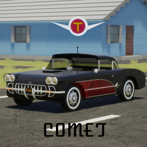 Troubadour comet roadster 1959 2 tone