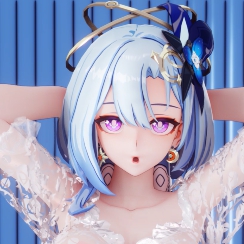 304_竖屏超涩黑丝花纹睡衣大格蕾修大兔兔4k_Griseo_SISTAR_Shake_It