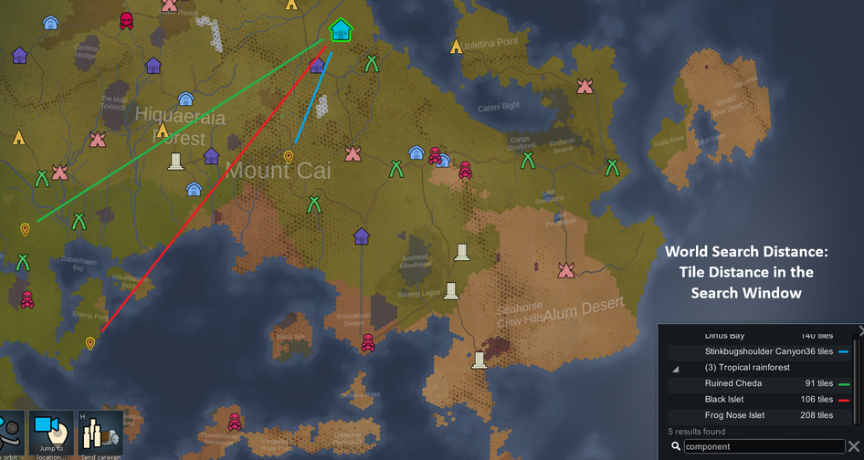World Search Distance