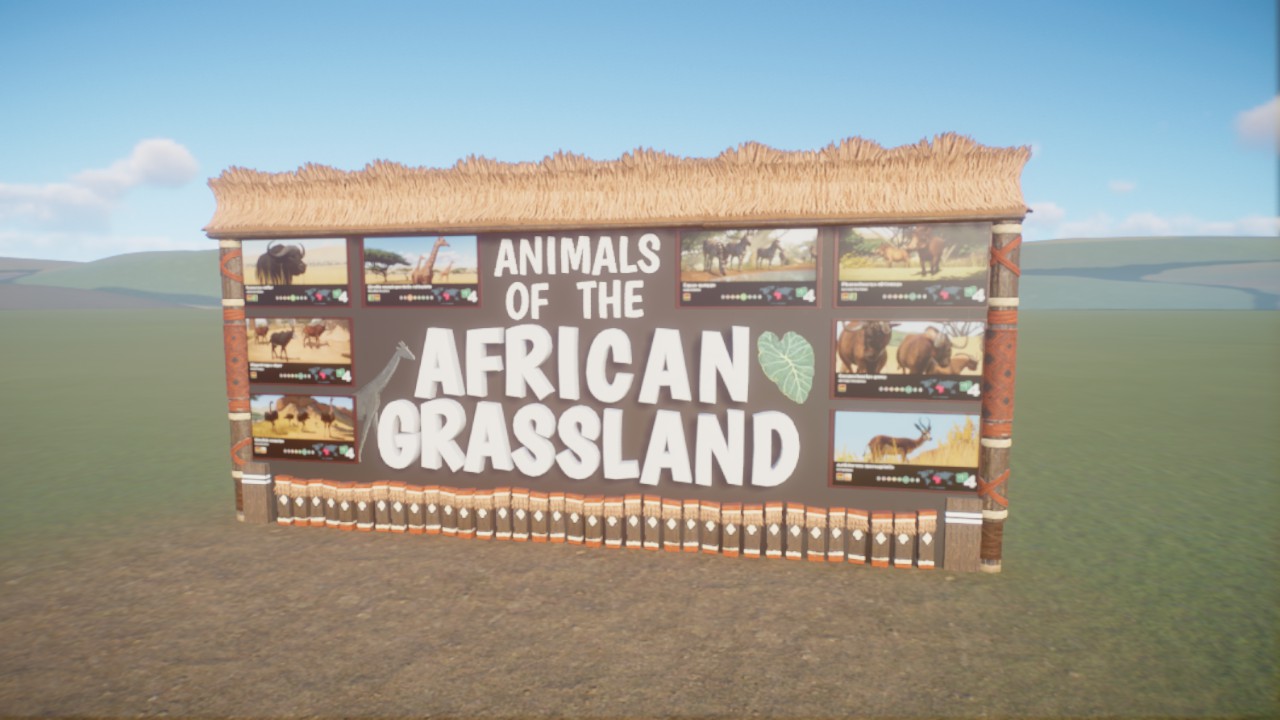 African Grasslands Sign