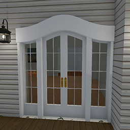 French Doors Satin White