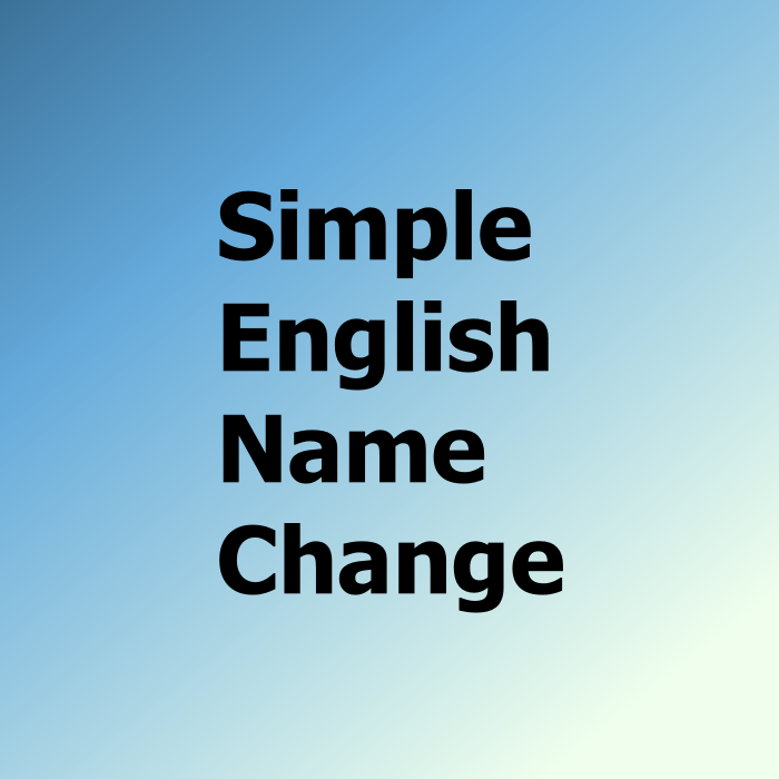 Simple English Renames