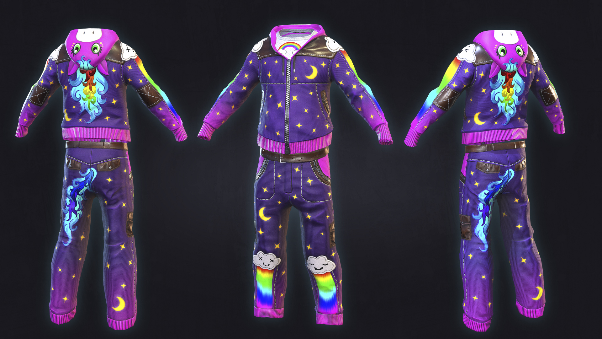 Rainbow Pony Pants