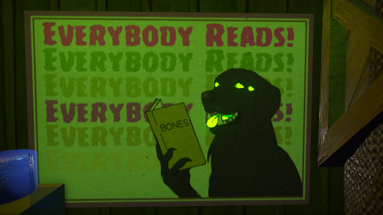 Reading Monster Poster