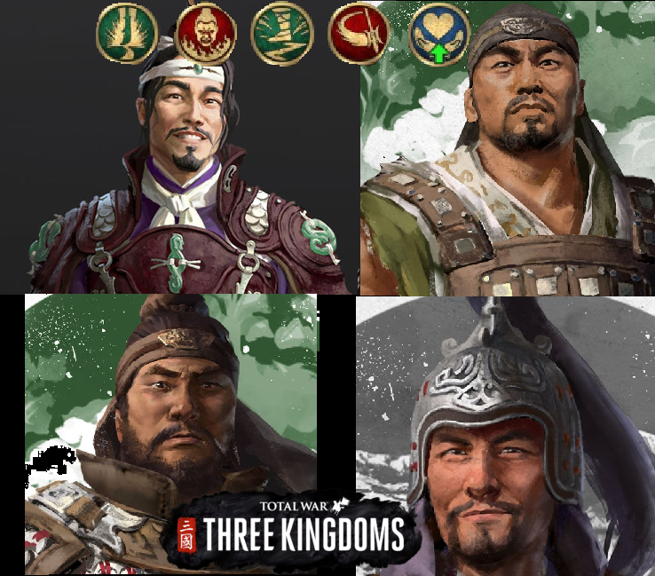 Zhang He, Zhang Liao, Xu Chu, Dian Wei Dynasty mode skills