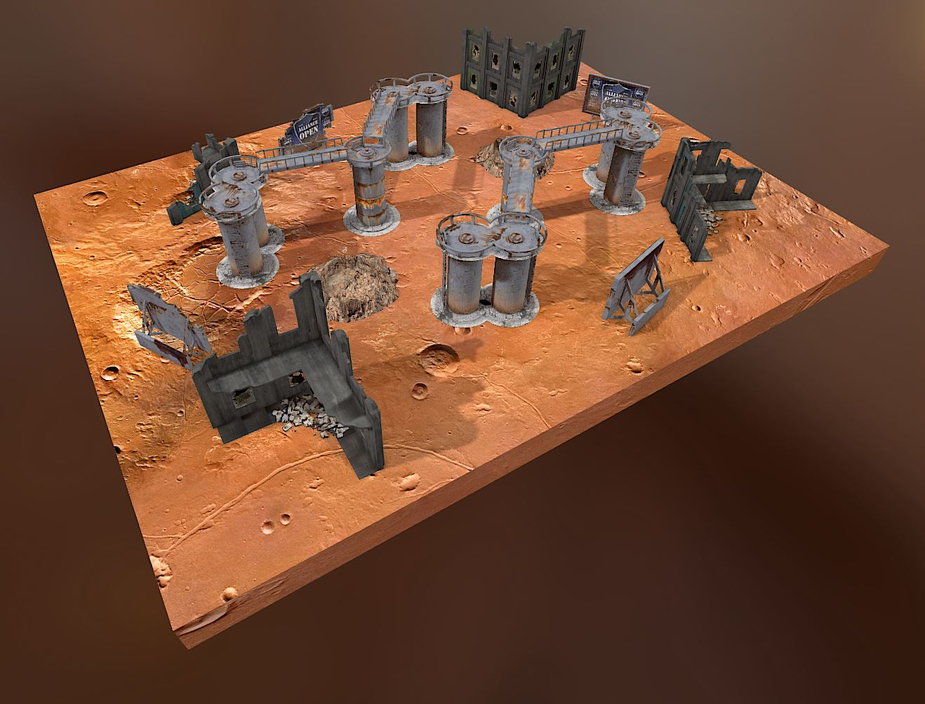 WpH 8 - table 4 | missions 12-21-31 | Frontline Ruins Omega