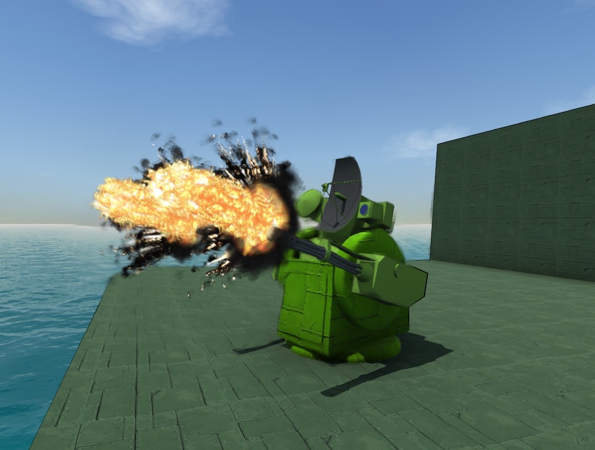 Armored Simple Weapon Turrets