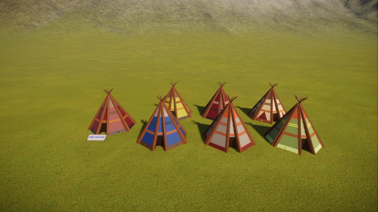 Dark's:Indian tent