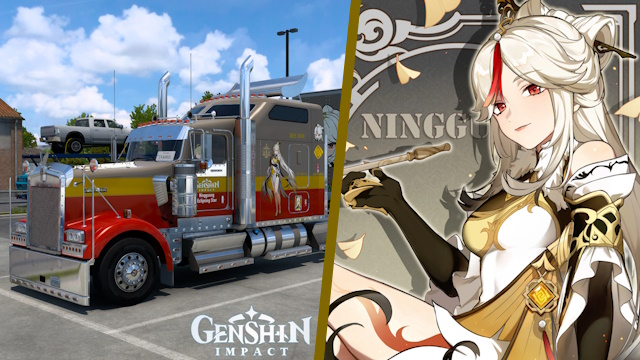 Kenworth W900 Ningguang - Genshin Impact [Combo Skin]