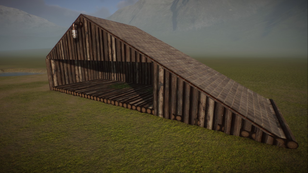 Rustic Cabin Style Small Shelter