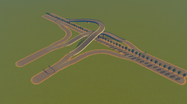 4 Lanes to 2-2 Lanes Highway