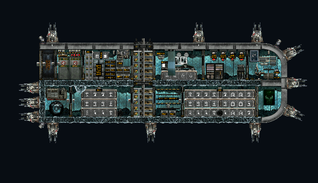 透明带电击号——无畏级异星驱逐舰 – Barotrauma Mod