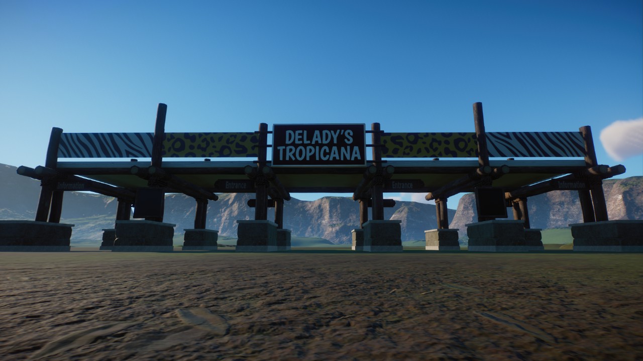 Tropical Zoo Entrance | by DeLadysigner