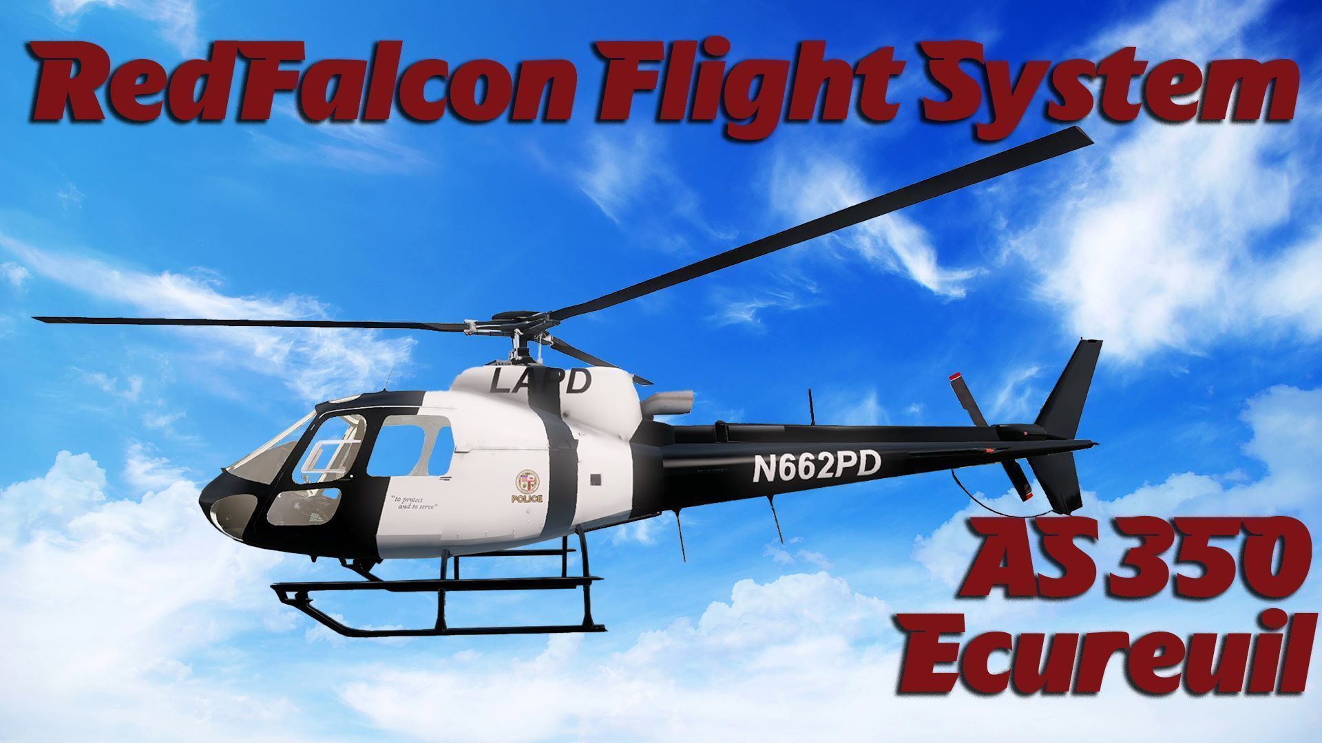 RedFalcon Flight System Heliz - AS350