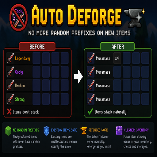 Auto Deforge – tModLoader Mod
