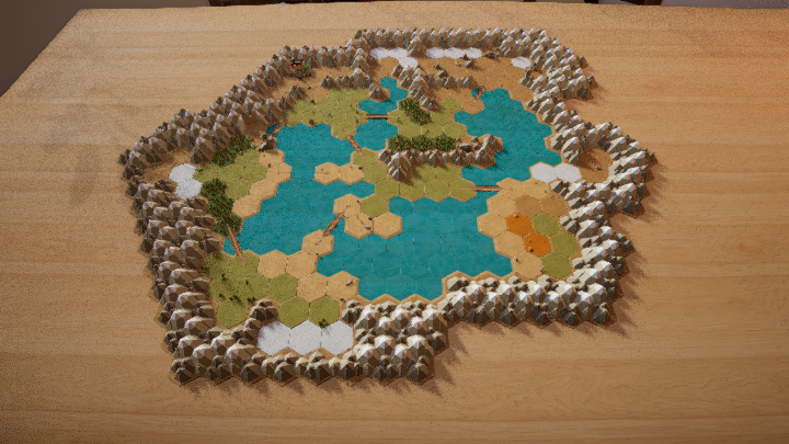 Limited Tile Challenge - Cramped Mountain Lake (1.0 Ver)