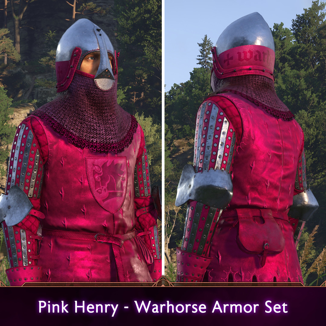 Pink Henry - Warhorse Armor Set