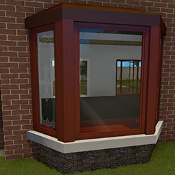 Bay Window Dark Oak