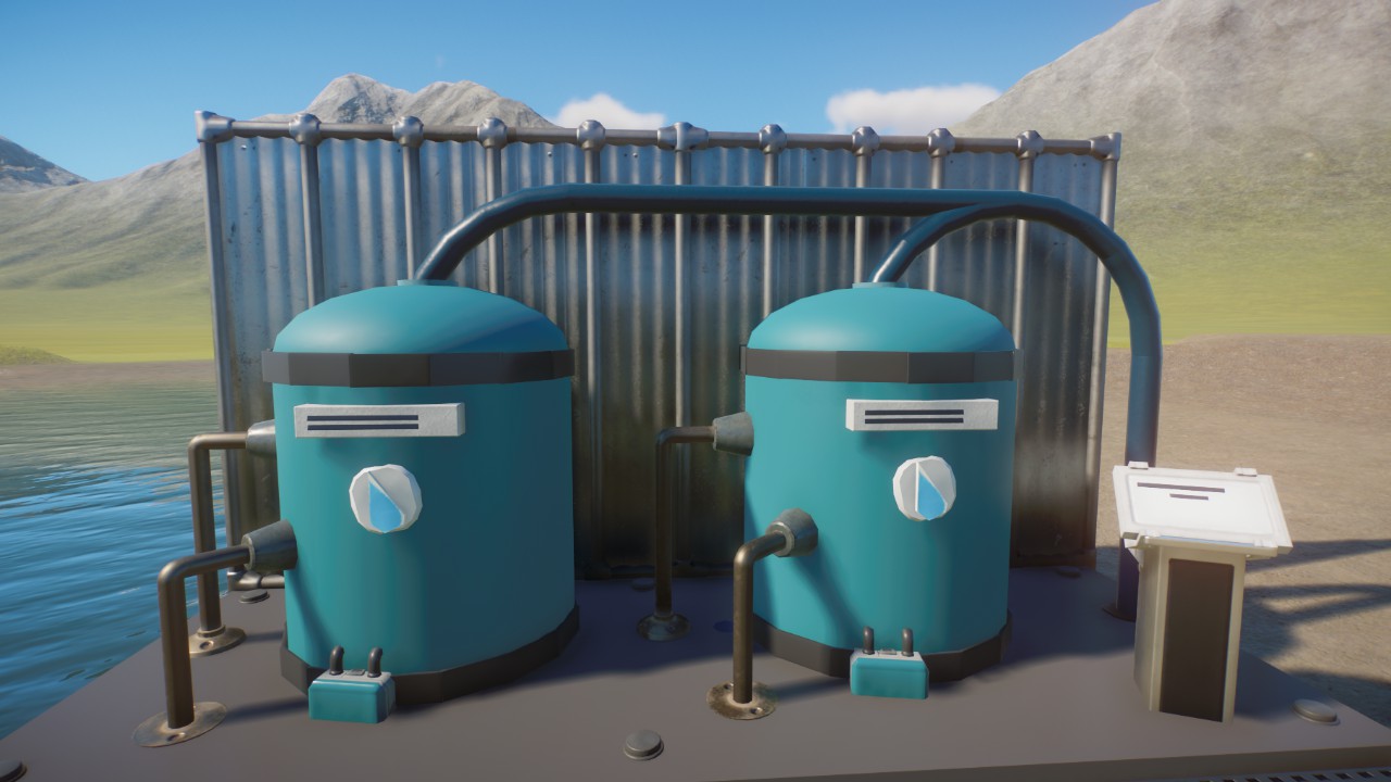 Double water filtration Tank