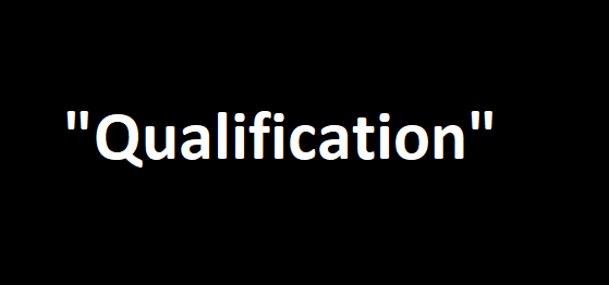 Ghost for qualification