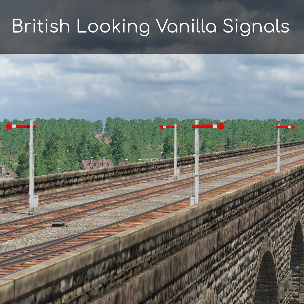 UK British Looking Vanilla Signal