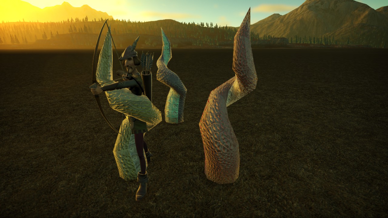 Smaller Coiled Tentacle (Static)
