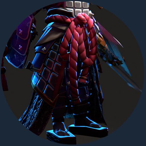 Silent Ronin - Tattered skirt (arcane variation)