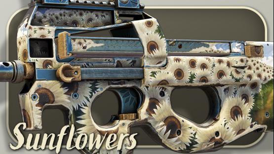 P90 | Sunflowers (White)