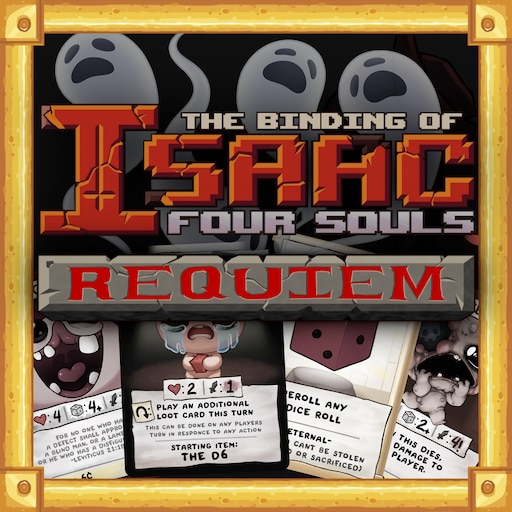 binding of isaac card game requiem WARP ZONE Maestro Media The Isaac: Four Souls Expansion - KICKSTARTER Edition, Officially Licensed - 99 Warp Zone & 269 Expansion & 12 Rebalance Cards box edition of the cult Steam Workshop::The Binding of Isaac: