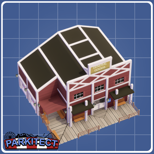 Old West General Store and Toilets 4x4 (reupload)