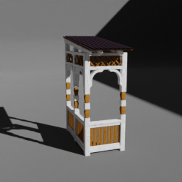 Left corner of porch