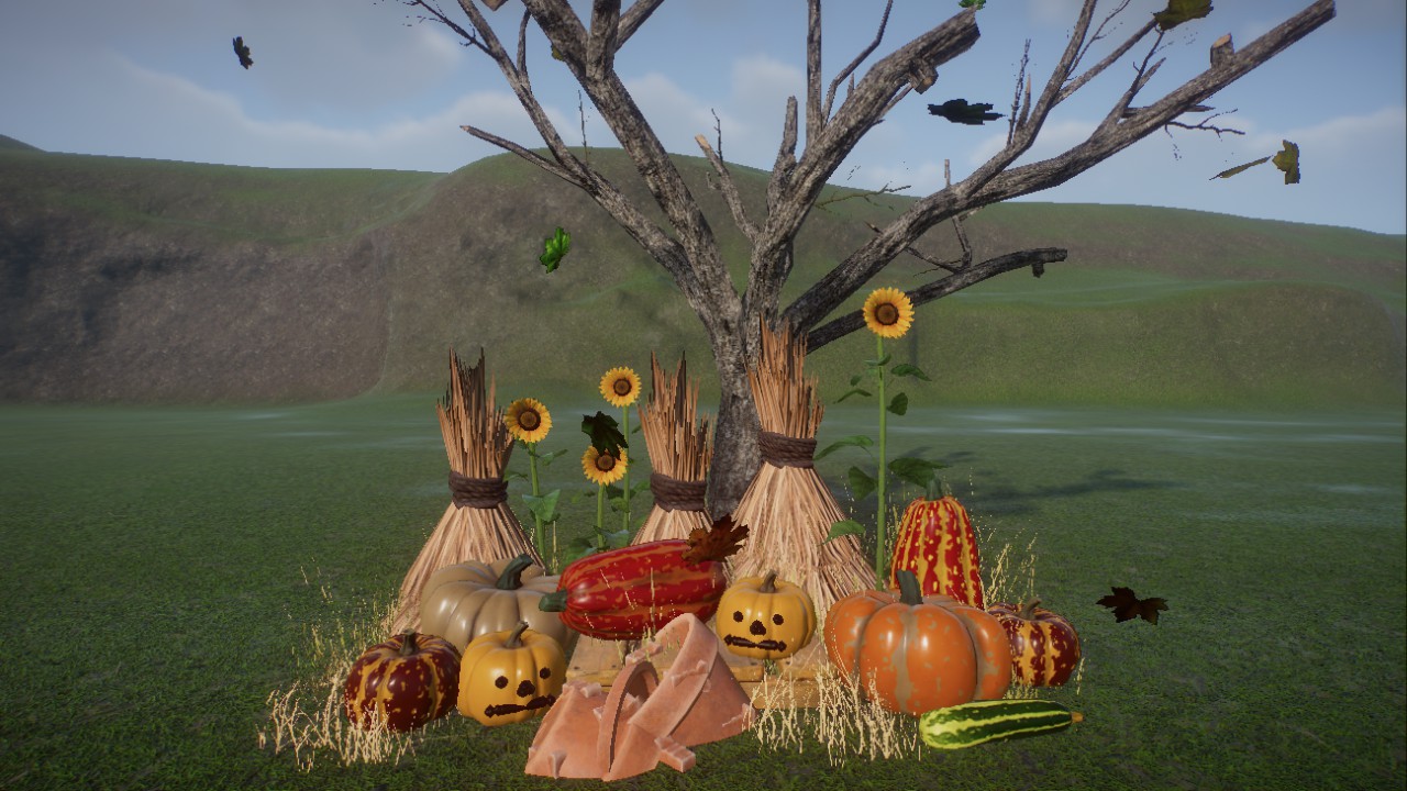 Halloween autumn decoration, Herbstdekoration