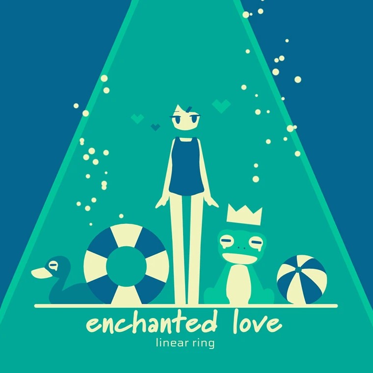 enchanted love - linear ring