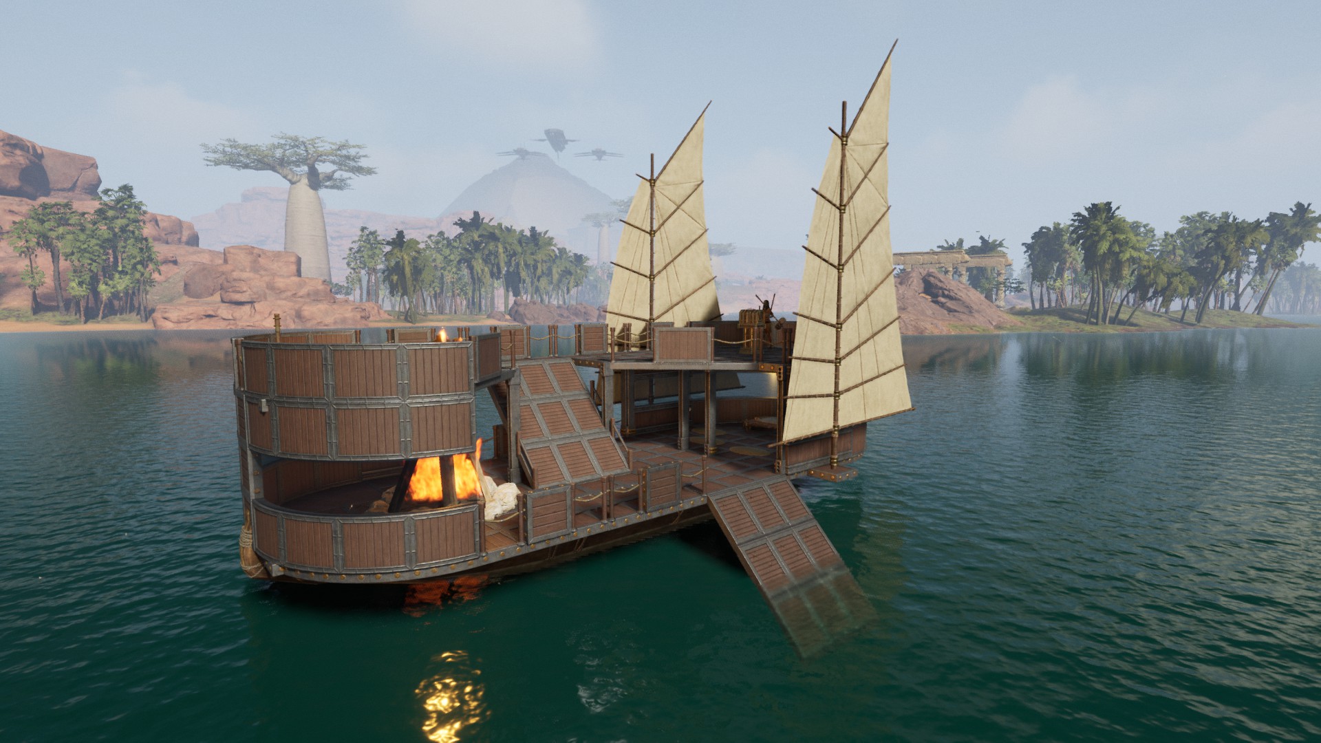 The first small boat – Soulmask Mod
