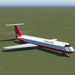 Softbody AIR LINER McDonnell Douglas MD-83 [REFRESH] Redline