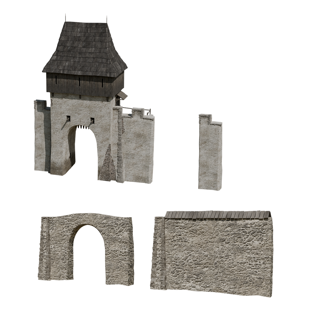 (outdated) Medieval Town Walls by EveXIII