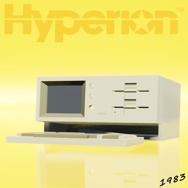 1983 Dynalogic Hyperion 3302 Portable Computer (pack)