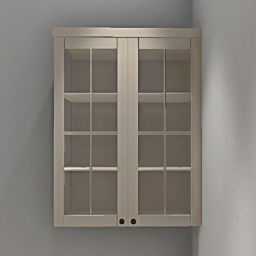 Linnea Kitchen hanging glass cabinet 75 cm Beige