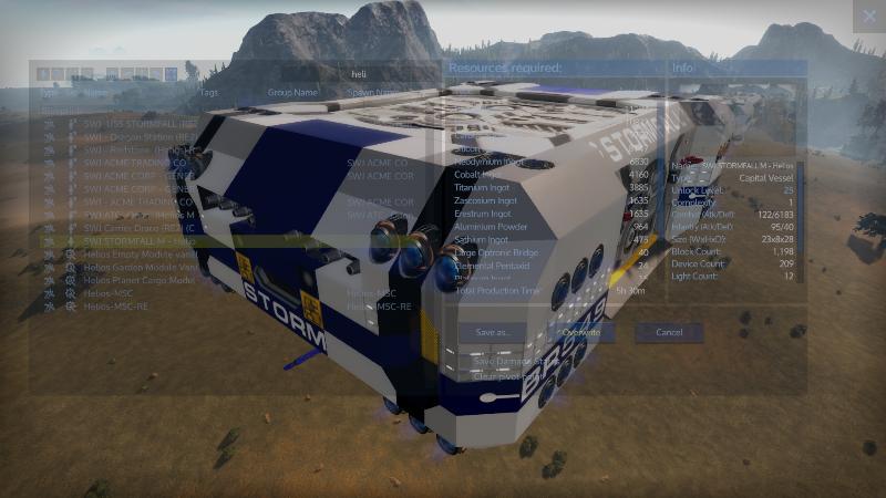 SWJ STORMFALL MINING Helios RE2