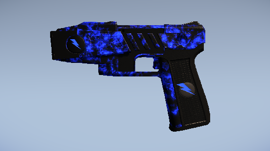 Blue Digital Stun Gun [Free Drop]