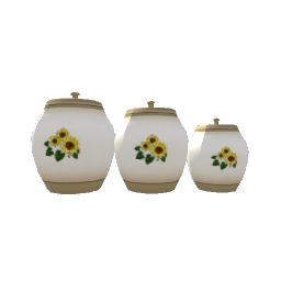 Canisters- Brown Sunflower