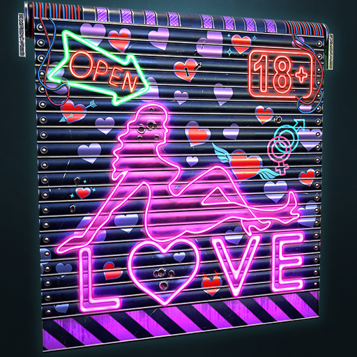 Night of Love (Neon Garage Door)